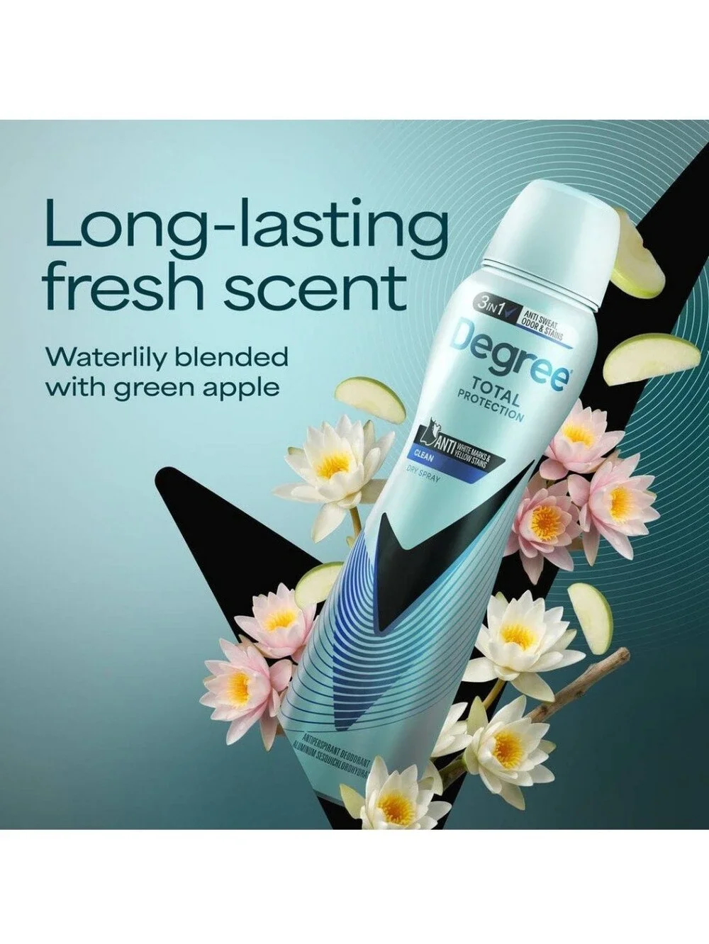 ⭐4/$15 Degree Ultraclear 72-Hour Black + White Deodorant Clean